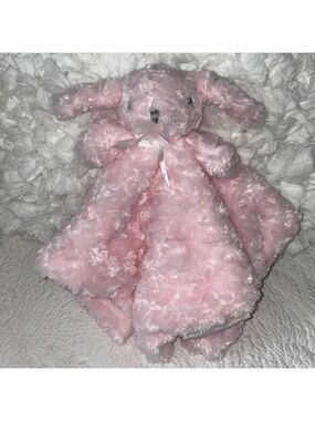 Blankets & Beyond Pink Dog Puppy Security Blanket Lovey Plush